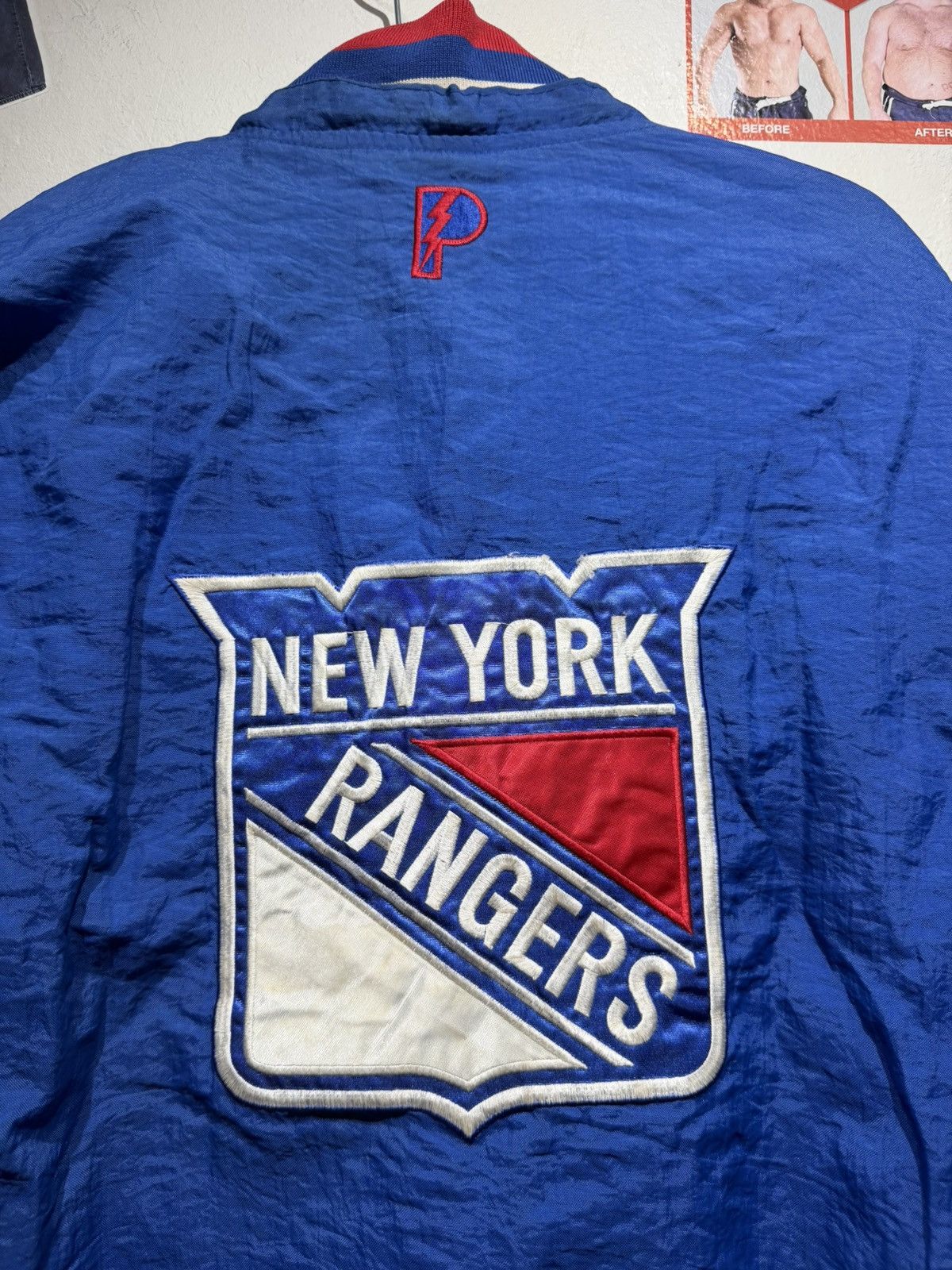 NHL Vintage New York Rangers Reversible jacket Size US XL / EU 56 / 4 - 7 Thumbnail