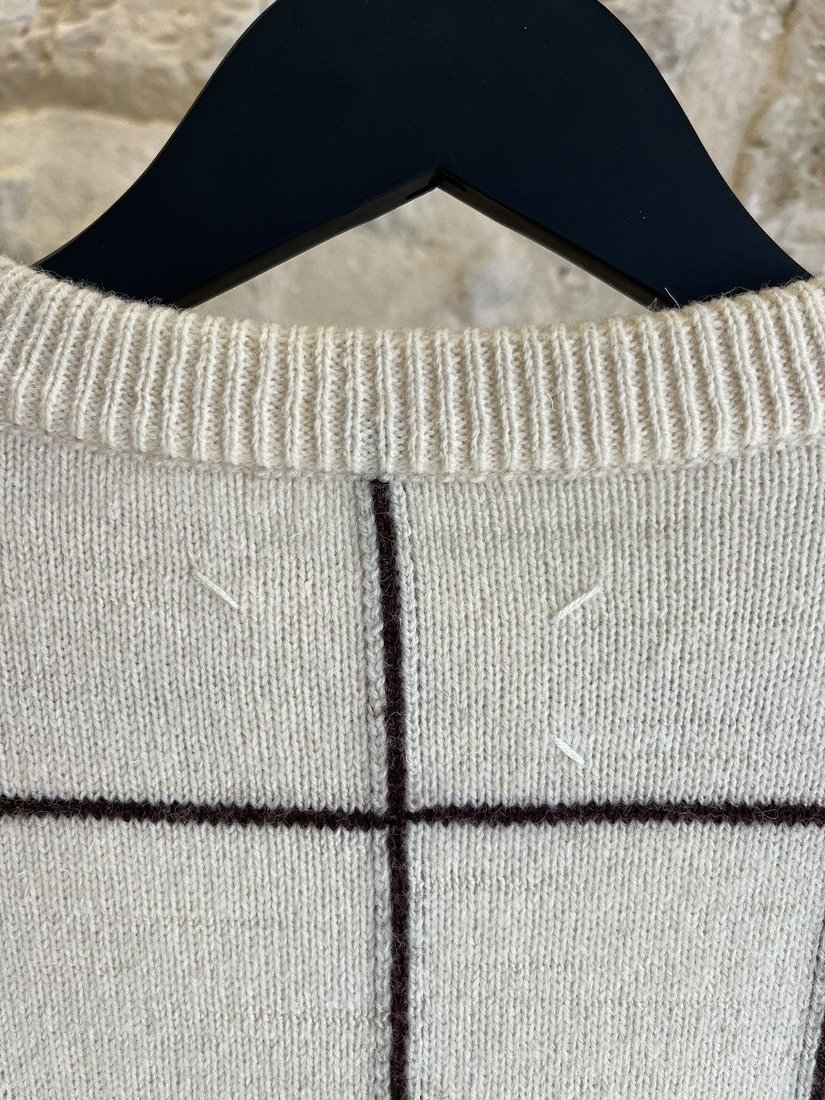 Maison Margiela AW2000 Checkered Knit Size US S / EU 44-46 / 1 - 7 Thumbnail