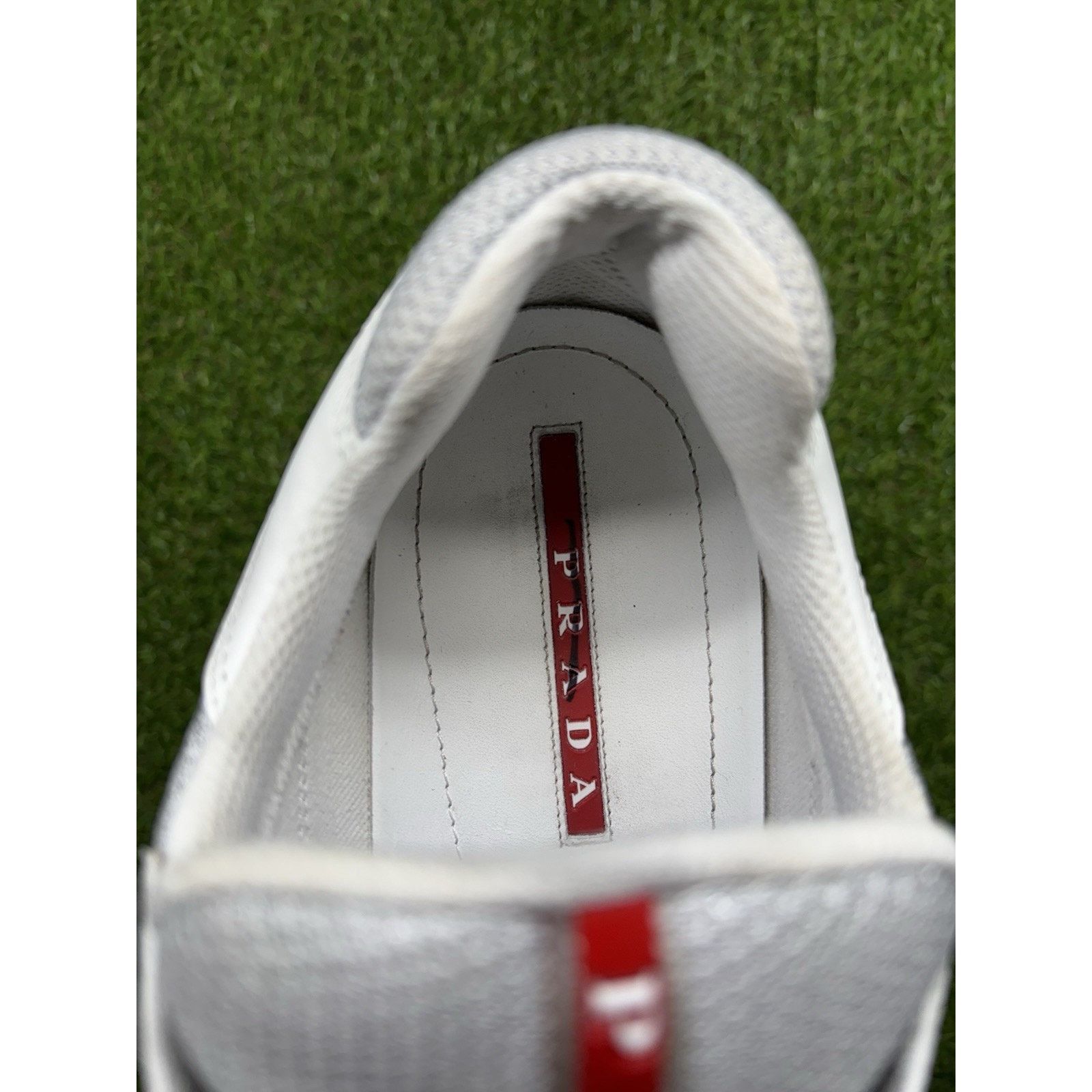 Prada Prada Americas Cup ' White Leather ' | GREAT CONDITION! Size US 11 / EU 44 - 12 Thumbnail