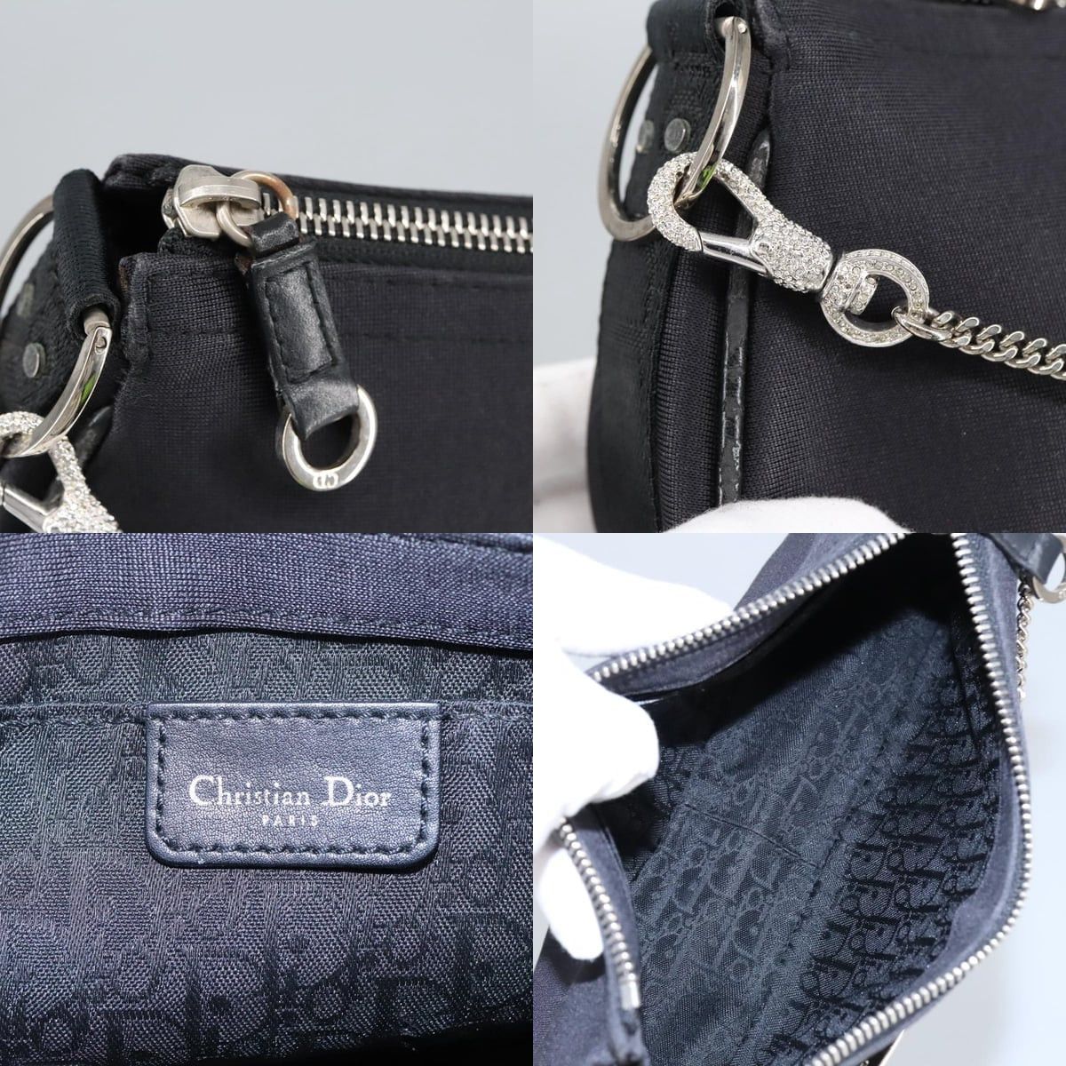 Dior DIOR Hand Bag Canvas Black Size ONE SIZE - 11 Thumbnail