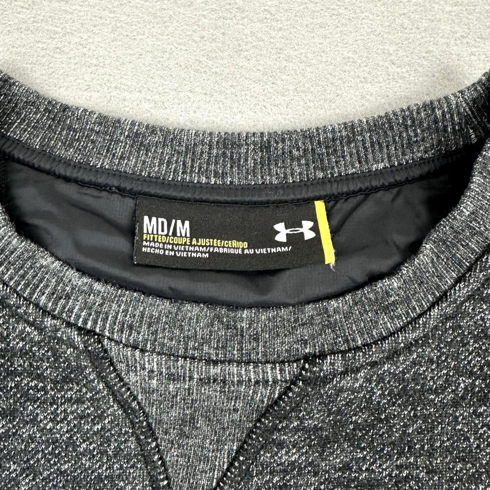 Under Armour Under Armour Sweatshirt Women Medium Gray Solid Crewneck Pullover Zipper Side Zip M Size M / US 6-8 / IT 42-44 - 5 Thumbnail
