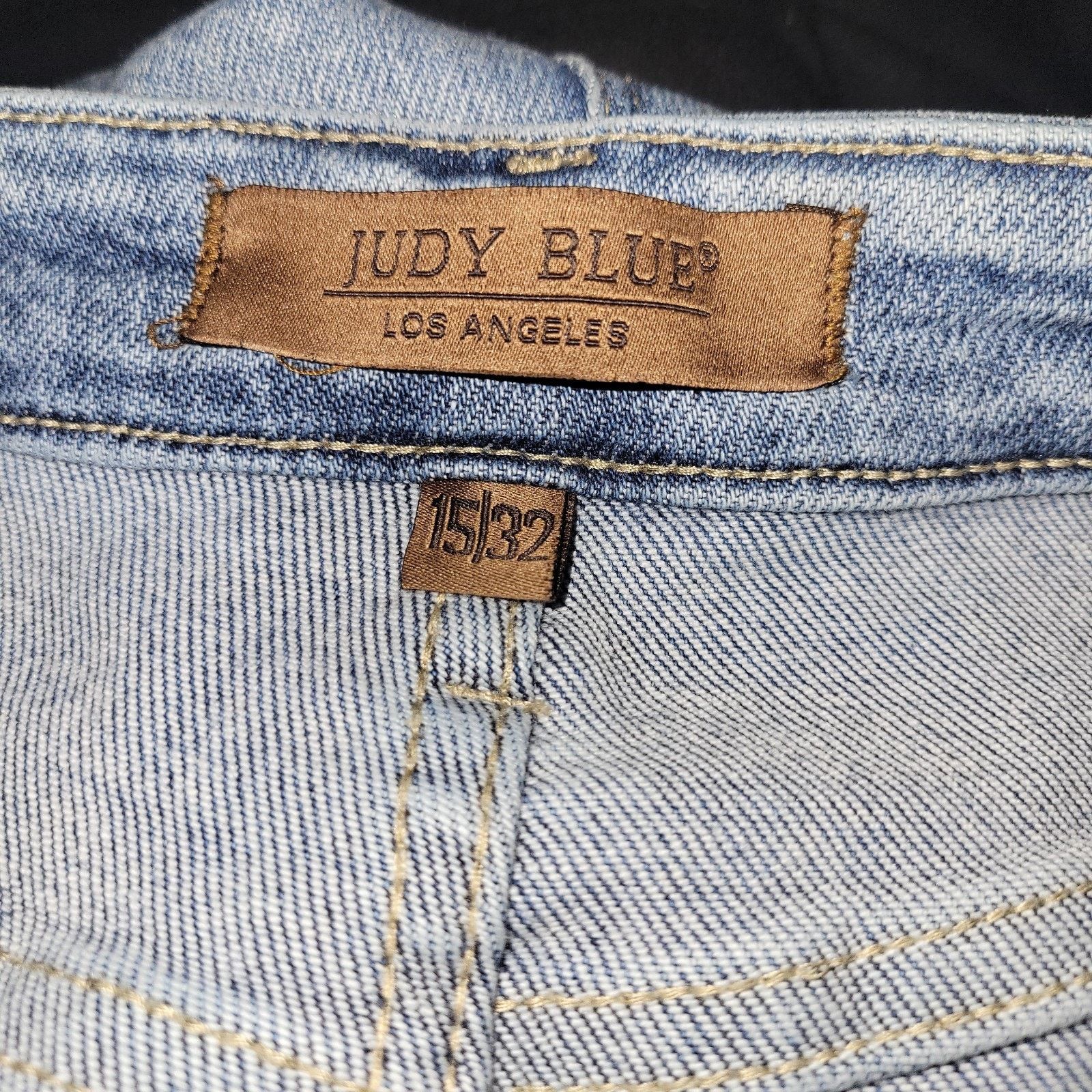 Judy Blue Judy Blue Los Angeles Flare Jeans 15/32 Bells Blue Denim Size 32" / US 10 / IT 46 - 8 Thumbnail