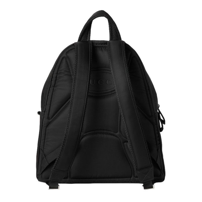 Gucci GUCCI $3200 Black Nylon Medium Backpack New & Authentic Size ONE SIZE - 3 Thumbnail