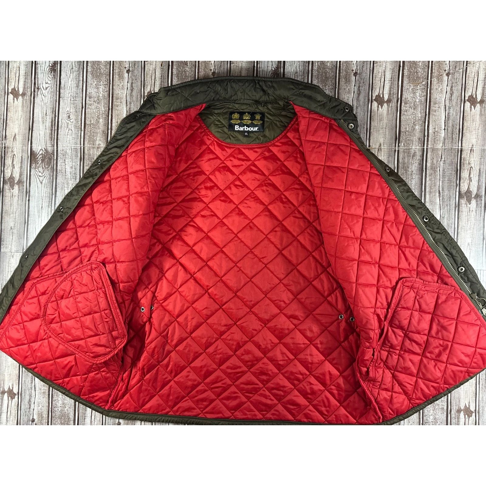 Barbour BARBOUR Flyweight Chelsea Quilted Jacket size 2XL color Oliv Size US XXL / EU 58 / 5 - 2 Thumbnail