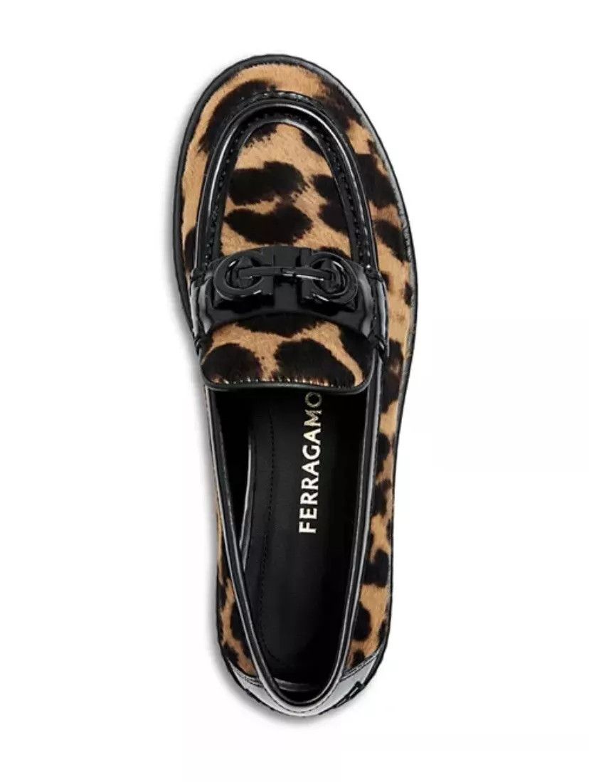 Salvatore Ferragamo o1s1rm1224 Ofelia Loafers in Leopard Size US 6.5 / IT 36.5 - 2 Thumbnail