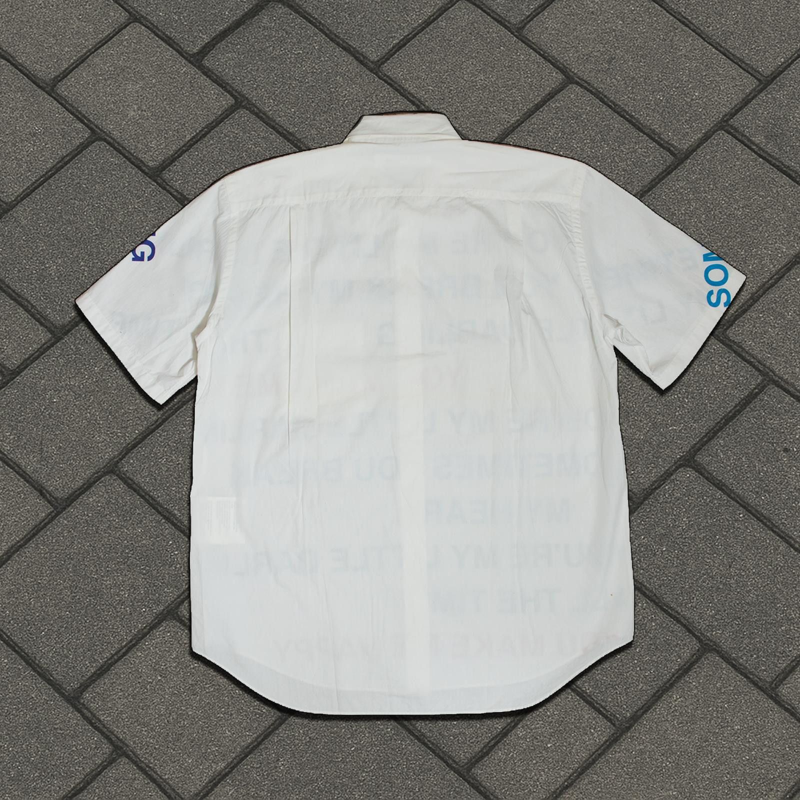 Junya Watanabe AD2001 Junya Watanabe Poem Button Up Tee Size US M / EU 48-50 / 2 - 4 Thumbnail