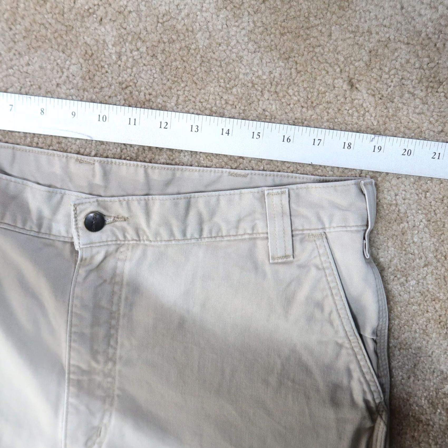 Carhartt VINTAGE Carhartt Pants Mens 38 Beige Relaxed Twill pocket Men 38x36 workwear Size US 38 / EU 54 - 7 Thumbnail