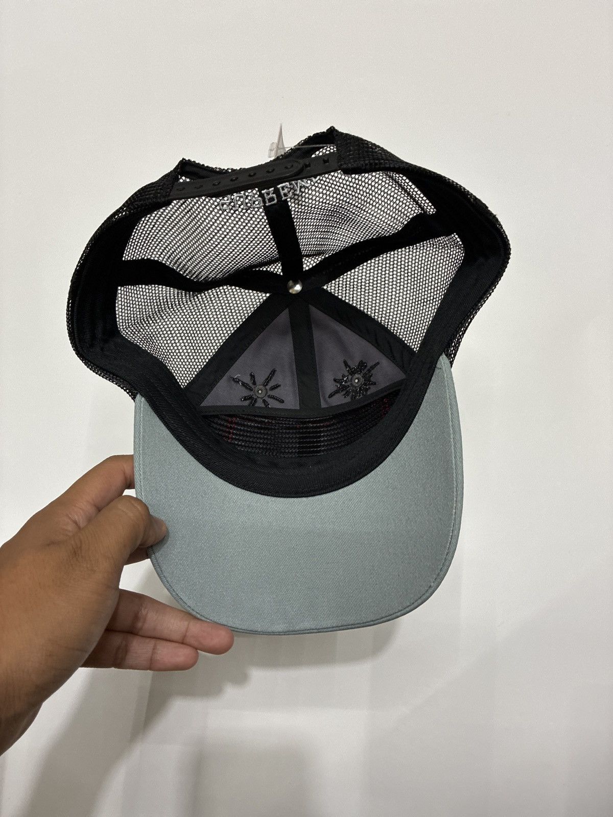 Supreme Supreme Reaper Mesh Back 6-Panel Grey Size ONE SIZE - 6 Thumbnail