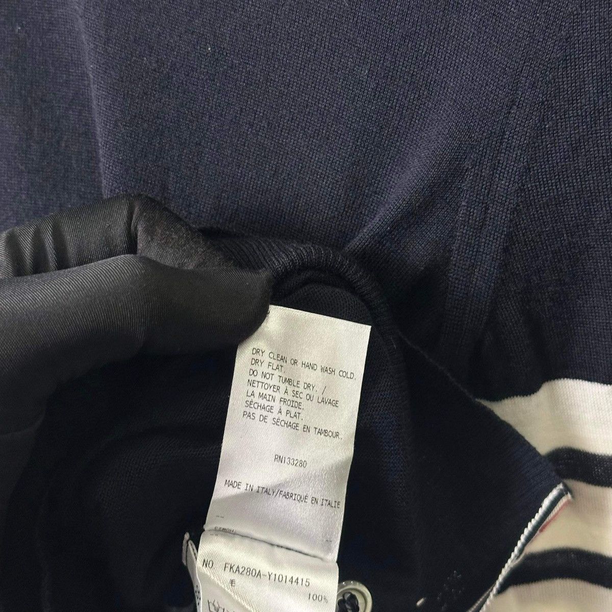 Thom Browne THOM BROWNE 4BAR NAVY WOOL KNITED Size XS / US 0-2 / IT 36-38 - 6 Thumbnail