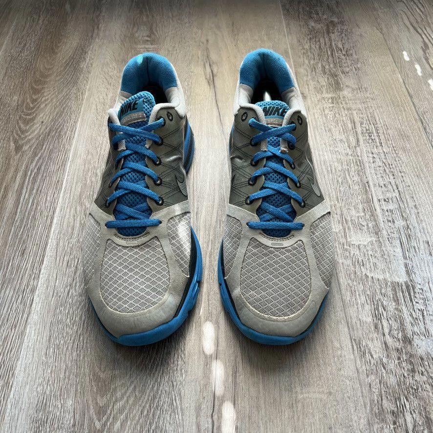 Nike NIKE • Lunarglide+ 2 "Grey/Blue" (12M) Size US 12 / EU 45 - 4 Thumbnail