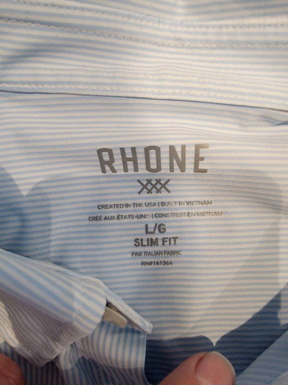 Rhone Rhone Button Up Long Sleeve Blue Dress Shirt Size Large Size US L / EU 52-54 / 3 - 3 Thumbnail