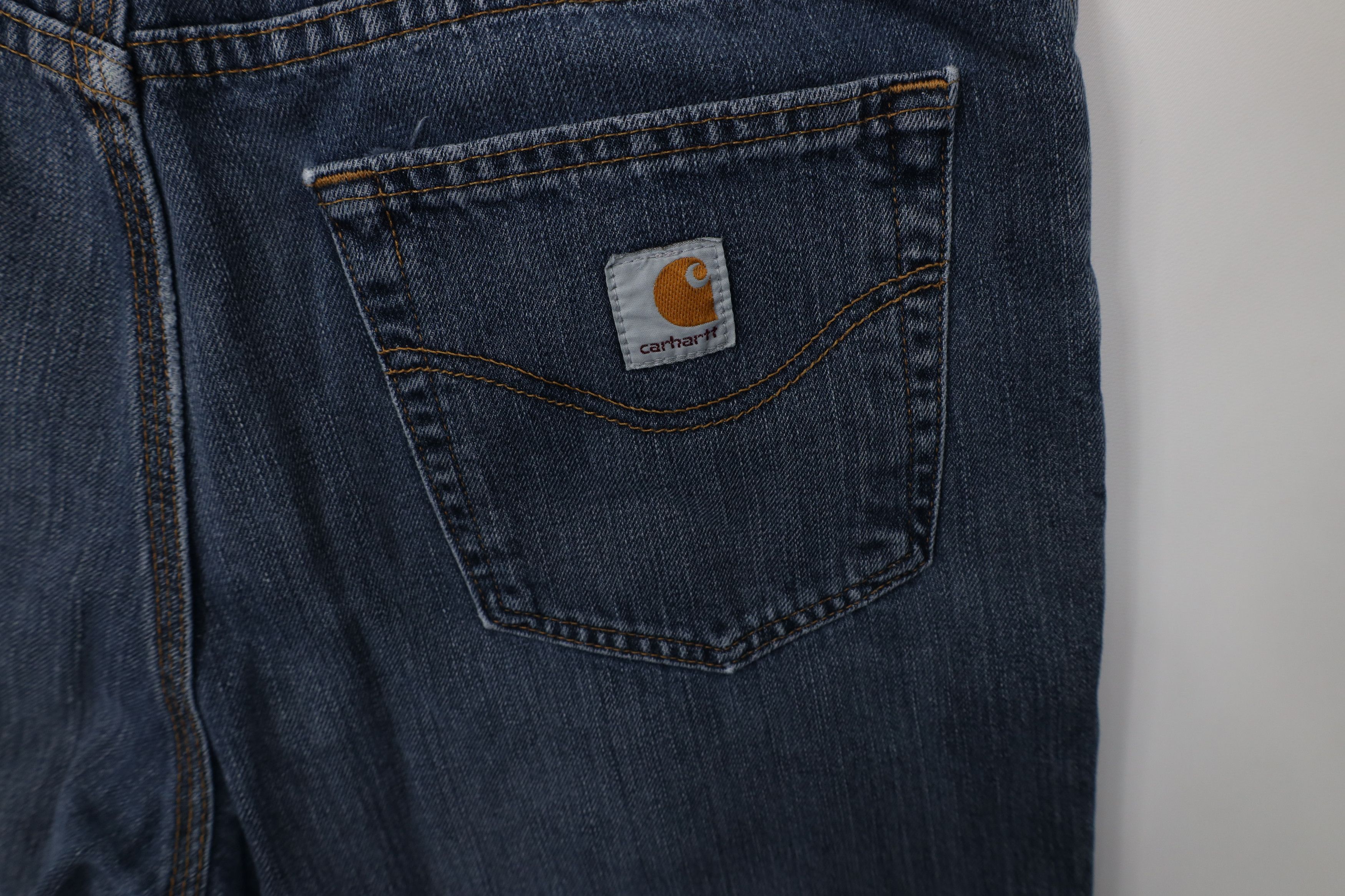 Carhartt Vintage Y2K Carhartt Relaxed Fit Wide Leg Denim Jeans Blue Size US 34 / EU 50 - 13 Thumbnail