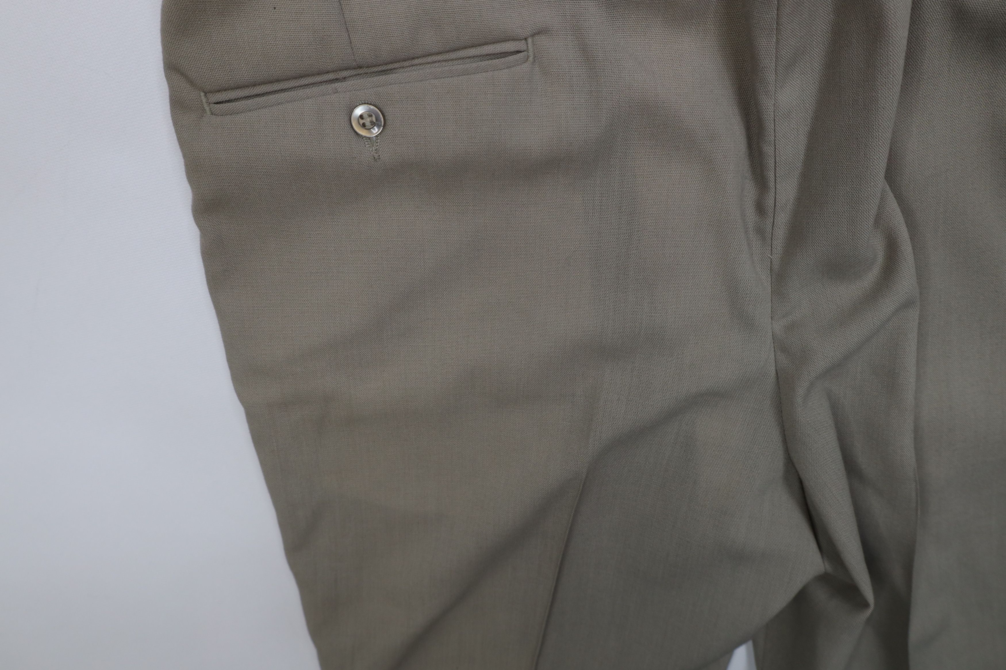 Vintage Vintage 70s Streetwear Wool Blend Knit Wide Leg Chino Pants Size US 36 / EU 52 - 12 Thumbnail