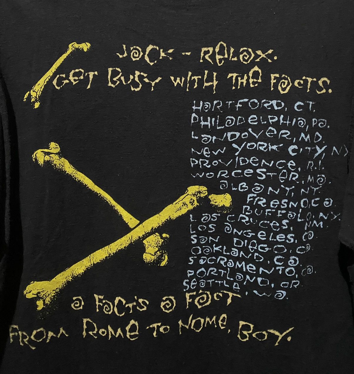 Band Tees × Hanes × Vintage Band Rush Roll The Bones tour tee 2009 pushead domino boy Size US M / EU 48-50 / 2 - 9 Thumbnail