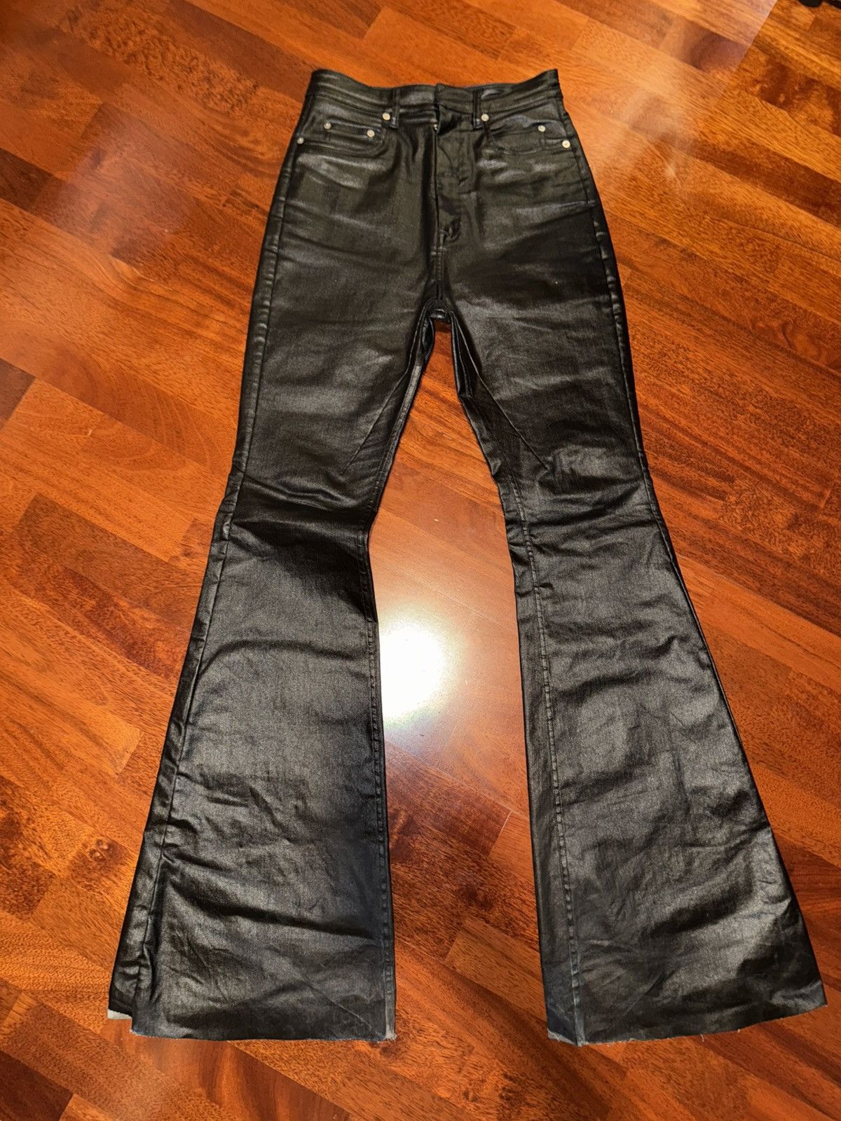 Rick Owens Rick owens black pant Size US 27 - 1 Thumbnail