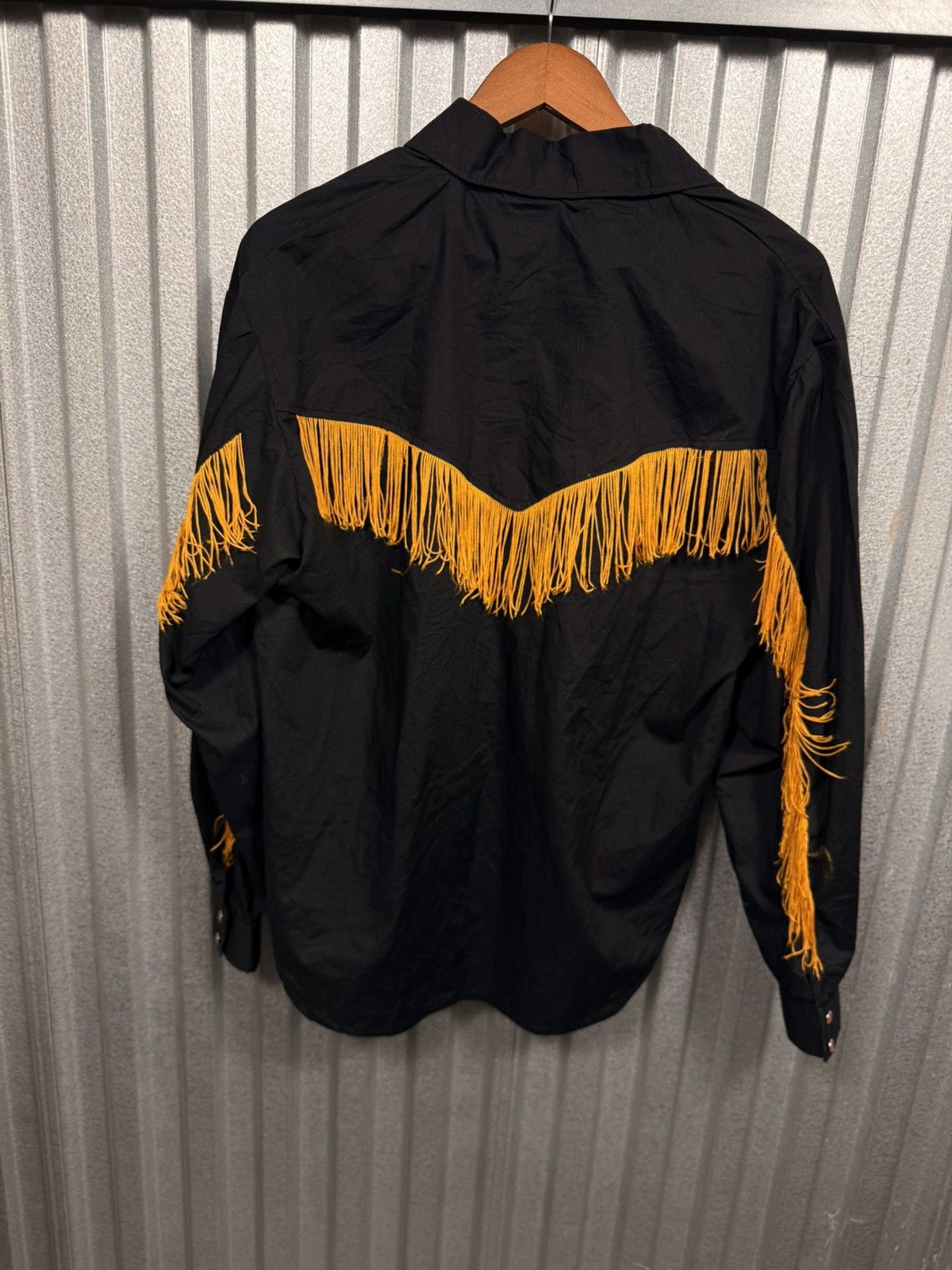Other Insane Vintage Western Fringe Pearl Snap Button Cowboy Shirt Size US M / EU 48-50 / 2 - 13 Thumbnail