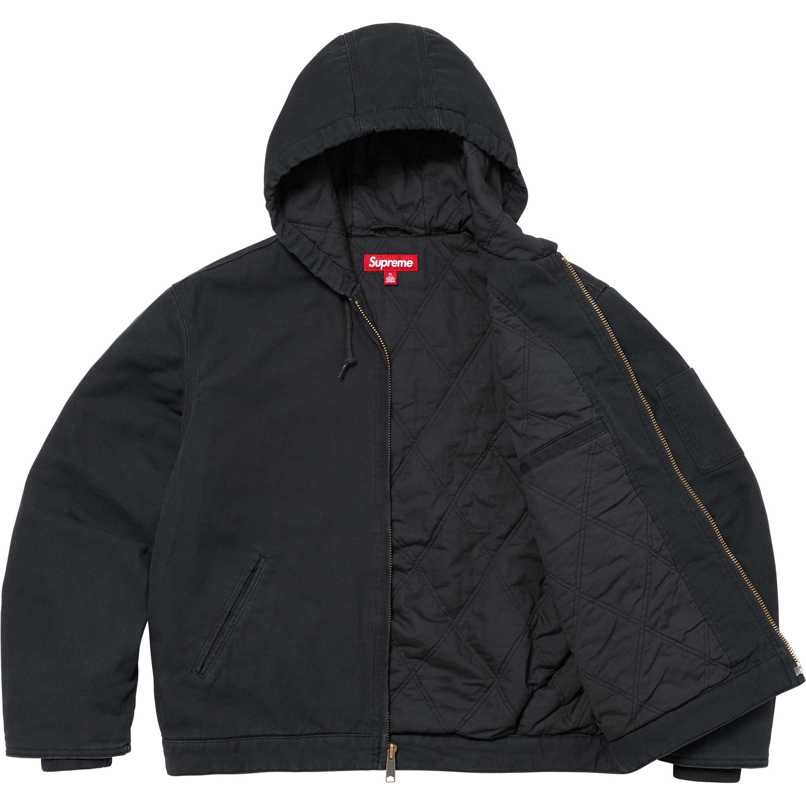 Supreme × Thrasher Supreme Thrasher Hooded Work Jacket Size US S / EU 44-46 / 1 - 2 Thumbnail