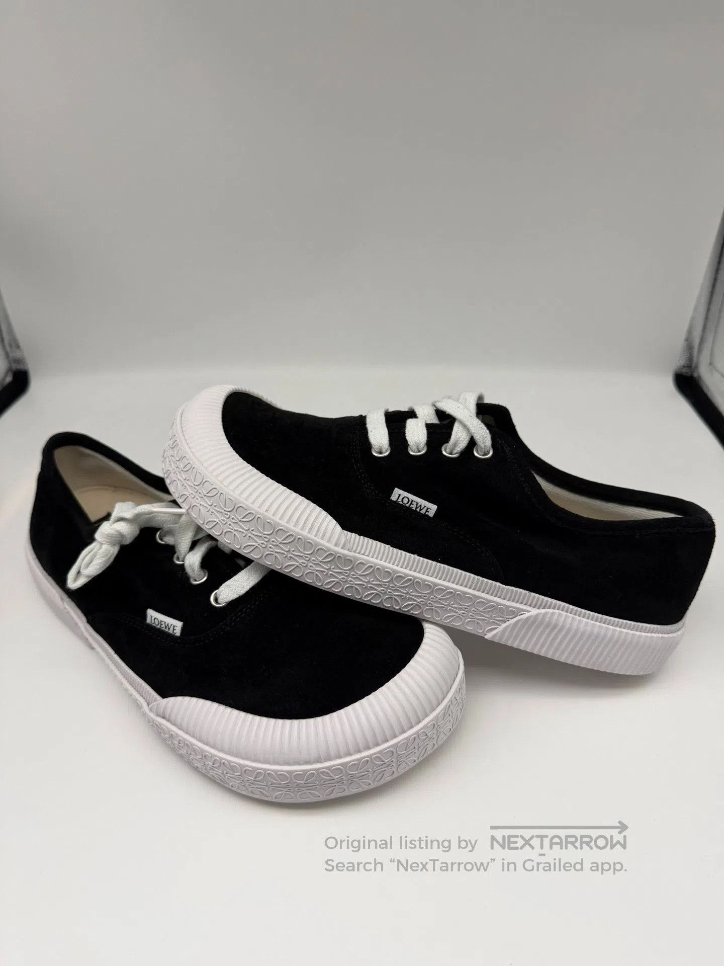 Loewe LOEWE Terra Vulca Black Suede Shoes. Size US 9 / EU 42 - 1 Thumbnail