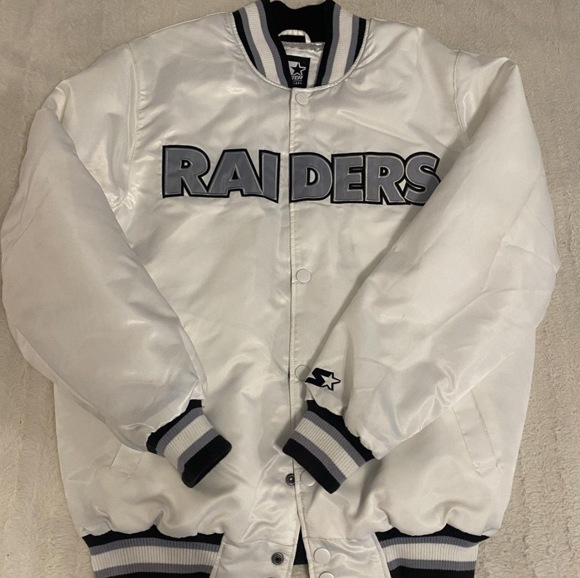 Starter Oakland Raiders Starter Jacket medium Size US M / EU 48-50 / 2 - 1 Thumbnail
