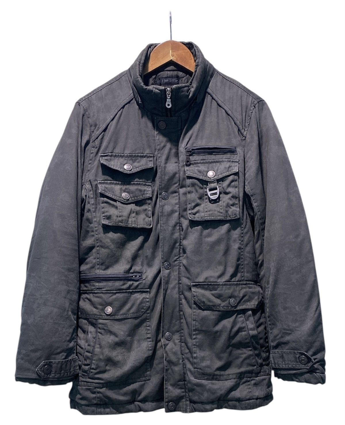 In The Attic The Attic Multi-pocket Field Camoflage Puffer Jacket Size US L / EU 52-54 / 3 - 1 Thumbnail