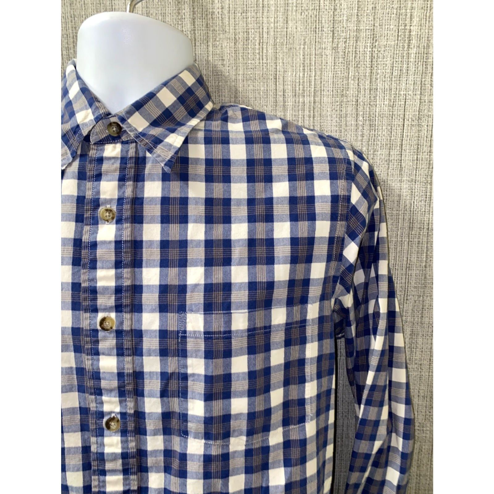 Pendleton Pendleton Shirt Mens Blue/White Checkered Long Sleeve Westover Sz S Button-Up Casual Colorful Cotton Regular Size US S / EU 44-46 / 1 - 2 Thumbnail