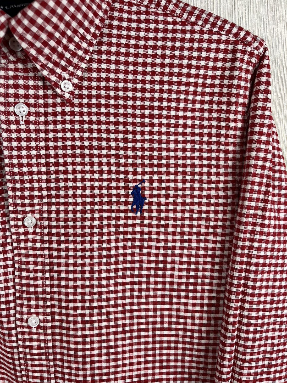 Ralph Lauren × Ralph Lauren Sport × Vintage Vintage Ralph Lauren Sport gingham classic shirt checked Size M / US 6-8 / IT 42-44 - 11 Thumbnail
