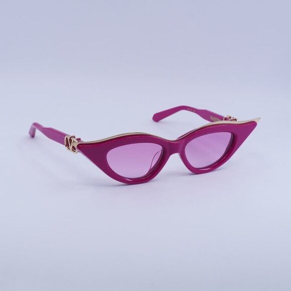 Valentino 🕶️ New Valentino V-GOLDCUT-II VLS-114D Sunglasses Size ONE SIZE - 6 Thumbnail