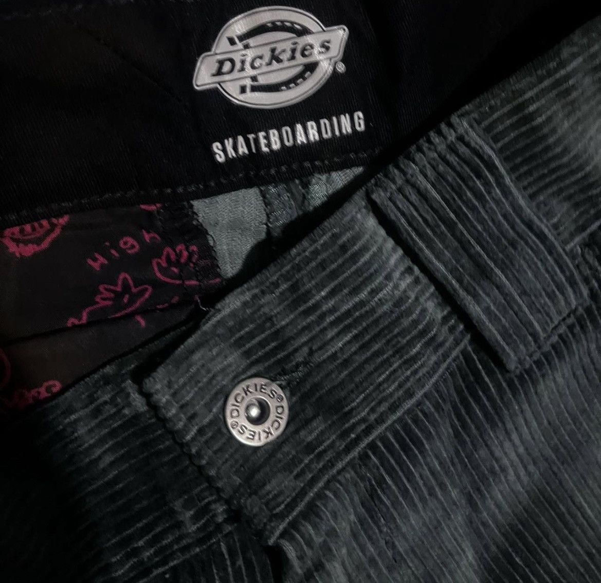 Dickies Dickies Baggy Mossy Green Corduroy Pants Size US 30 / EU 46 - 4 Thumbnail