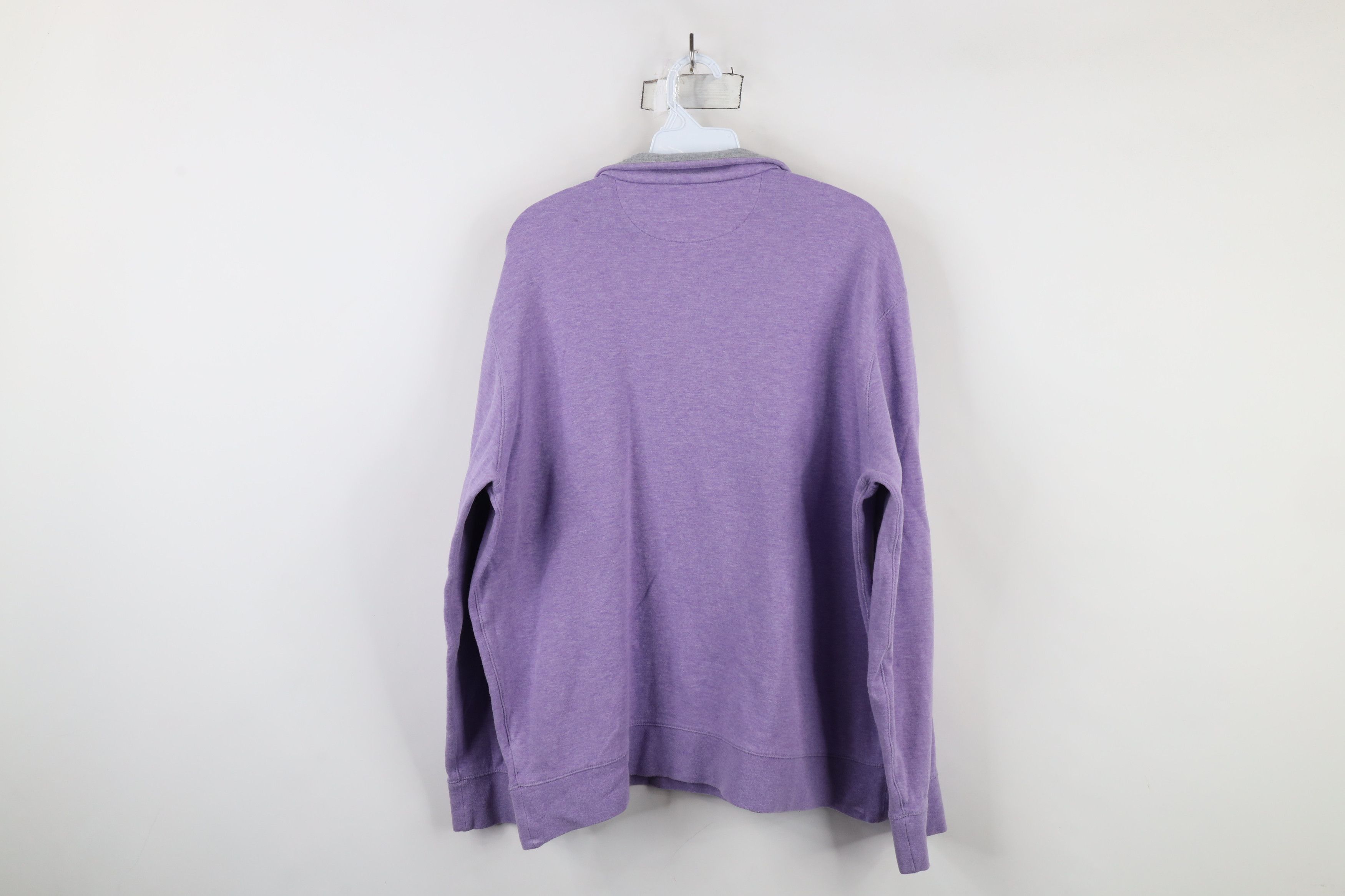 Polo Ralph Lauren Ralph Lauren Cotton Knit Half Zip Pullover Sweater Purple Size US L / EU 52-54 / 3 - 10 Thumbnail