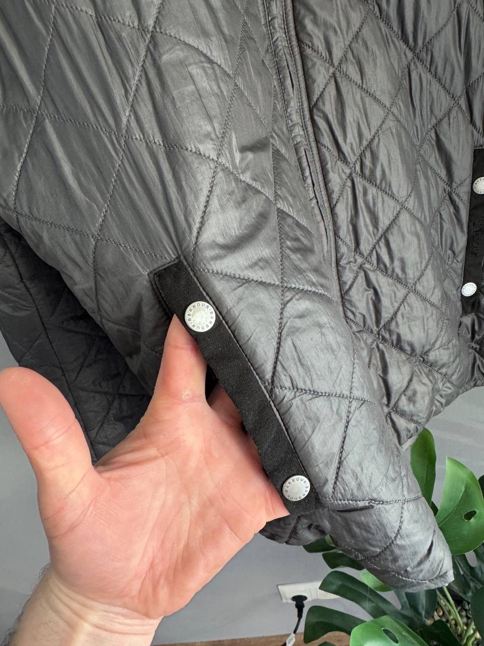 Barbour Barbour International Men's Dark Grey Quilted Jacket, Size L Size US L / EU 52-54 / 3 - 8 Thumbnail