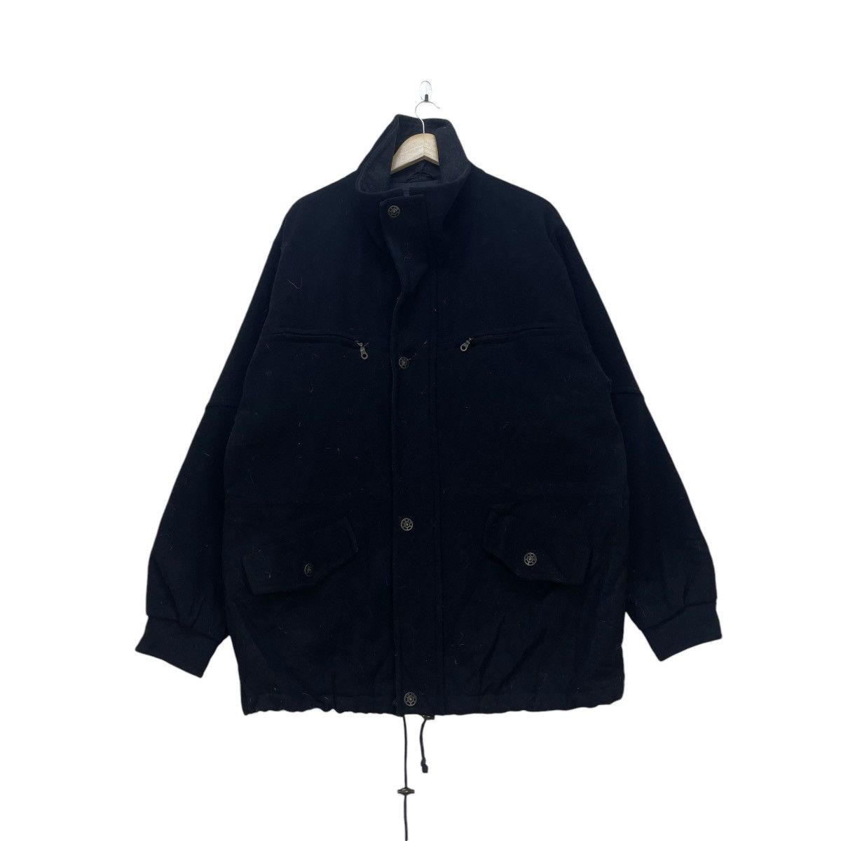 Vintage 🗣️Vintage Wool Winter Time Oversized Jacket Size US XL / EU 56 / 4 - 1 Thumbnail