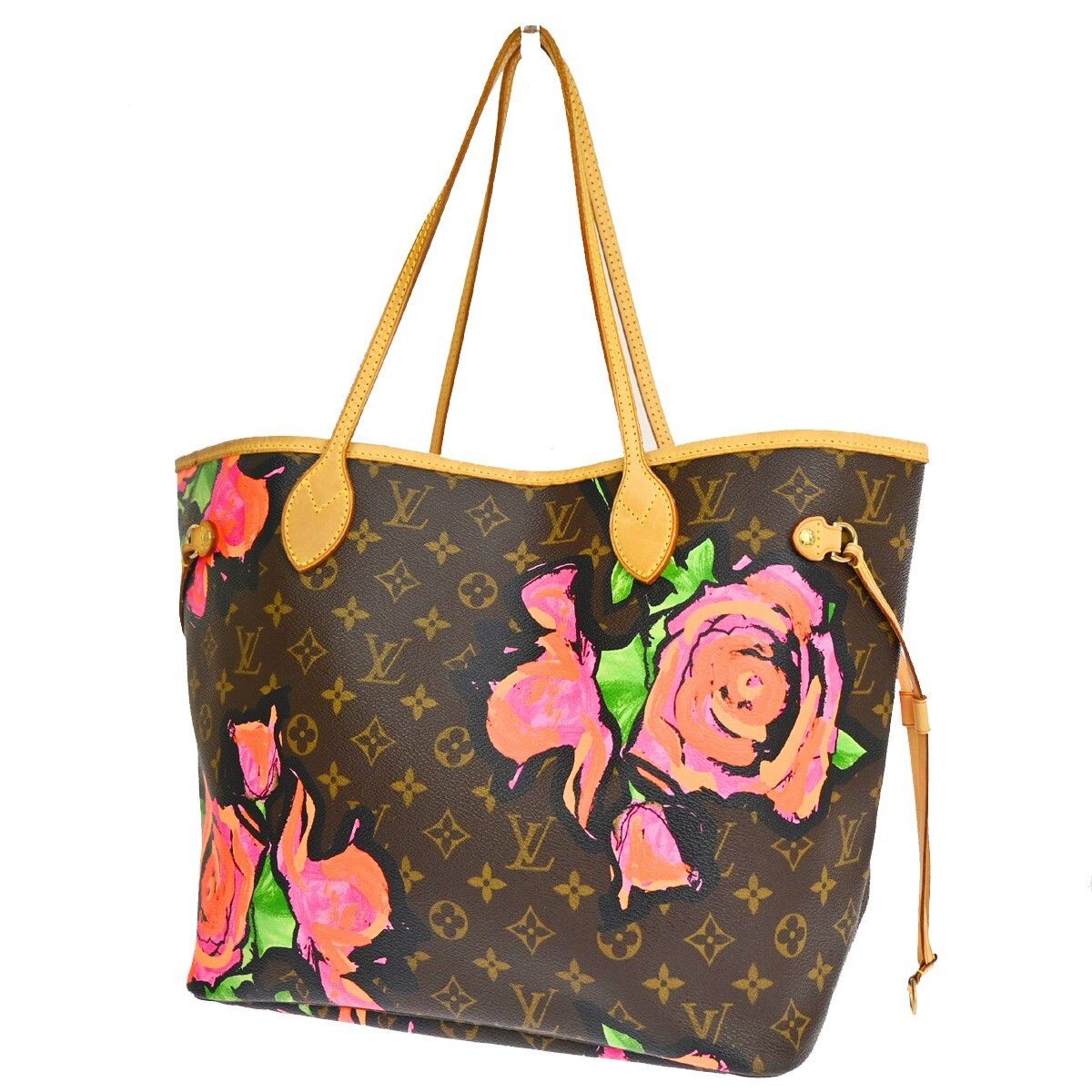 Louis Vuitton Louis Vuitton Neverfull Tote Limited Edition Monogram Roses Size ONE SIZE - 1 Thumbnail