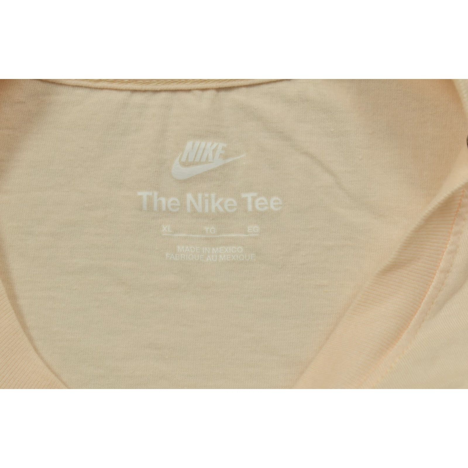 Nike Nike Tee Men XL Peach Cream Embroidered Swoosh Short Sleeve Cotton NEW Shirt Mens XL Peach Cream Embroidered Swoosh T-Shirt 2020s Summer Spring Size US 36 / EU 52 - 8 Thumbnail