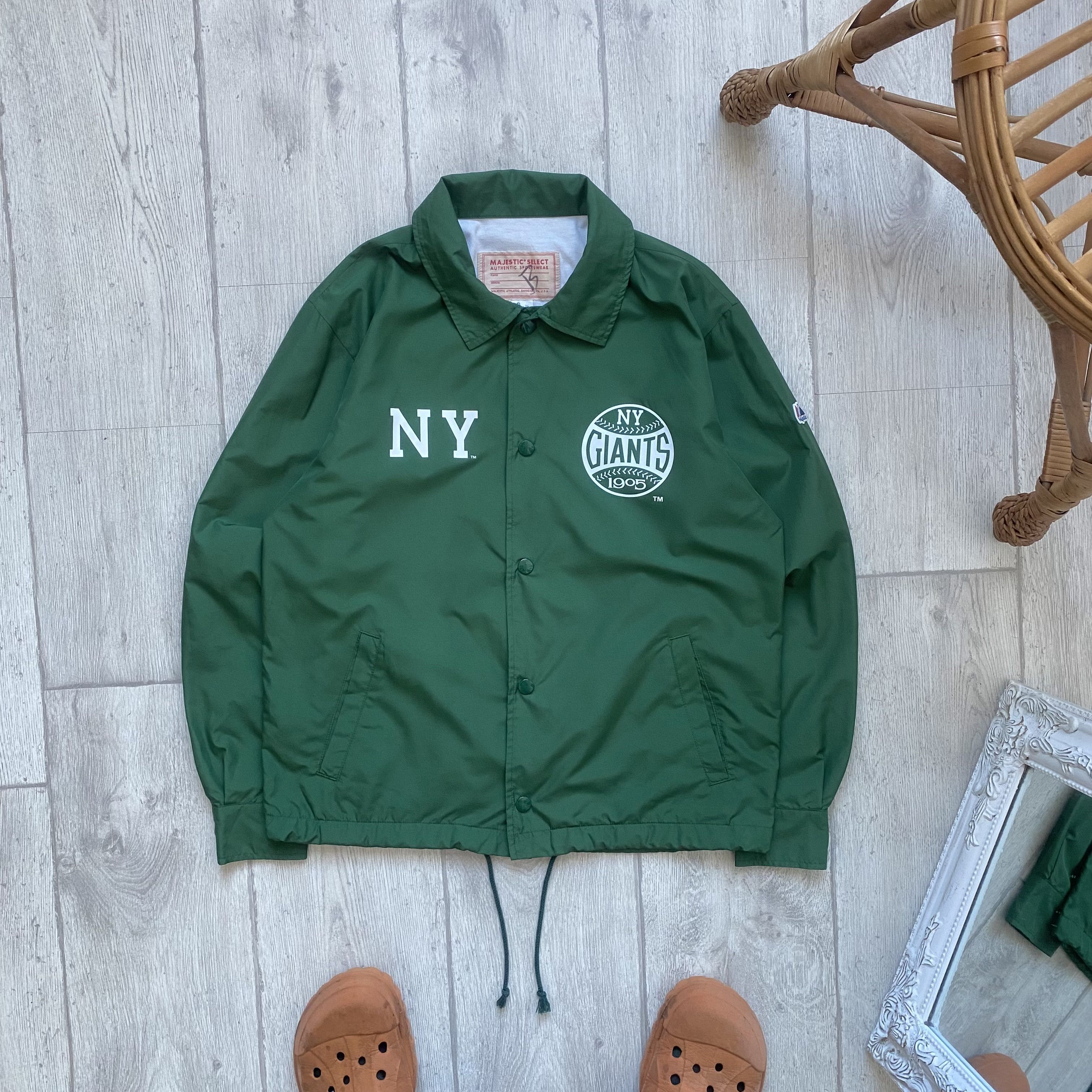 Majestic ⚾️ NFL Majestic New York Giants Windbreaker Coach Jacket Size US XS / EU 42 / 0 - 1 Thumbnail