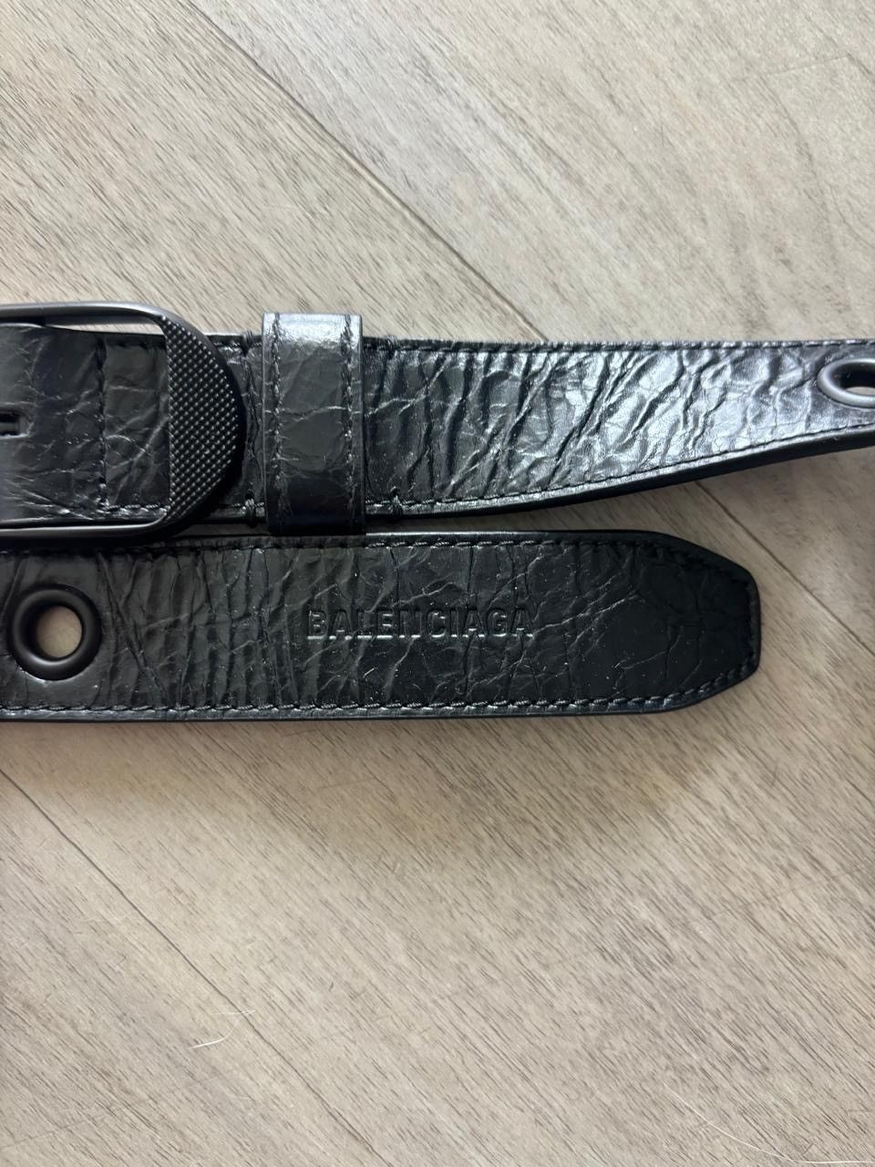 Balenciaga Le Cagole Leather Belt - SIZE 105 Size ONE SIZE - 3 Thumbnail