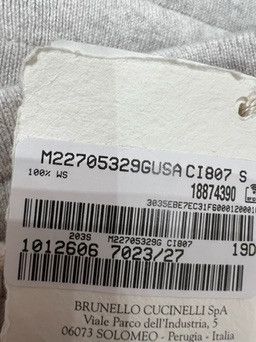 Brunello Cucinelli o1w1db10125 Cashmere Pant in Grey Size US 30 / EU 46 - 5 Thumbnail