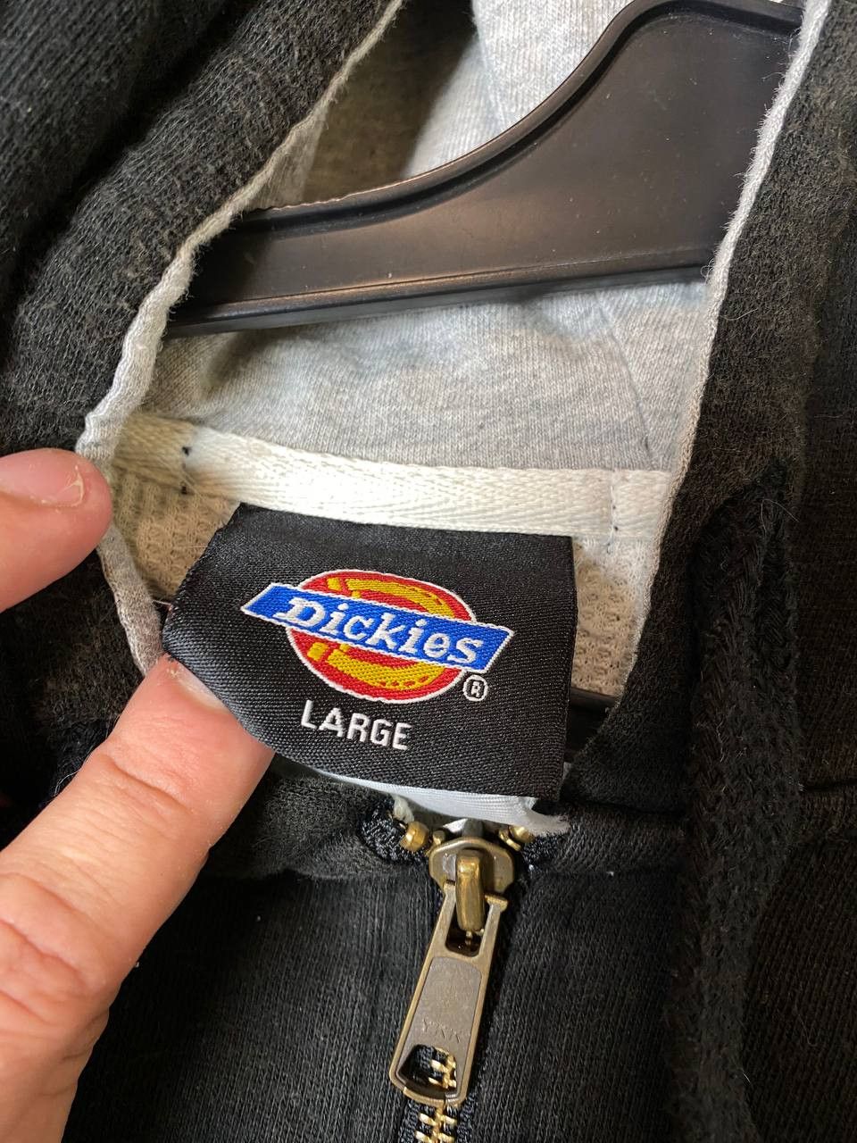 Dickies × Vintage Vintage Dickies Canvas Fleece Zip-up Hoodie Size US L / EU 52-54 / 3 - 2 Thumbnail