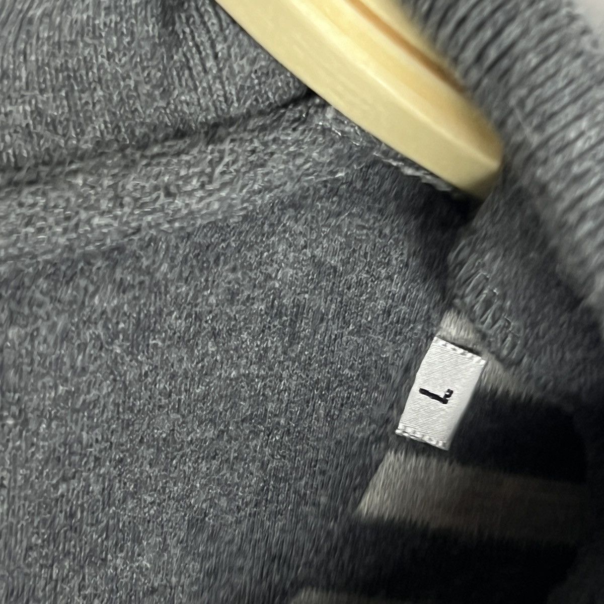 Yves Saint Laurent Vintage YSL Yves Saint Laurent Sweatshirt Half Zip Grey 90s Size US L / EU 52-54 / 3 - 6 Thumbnail