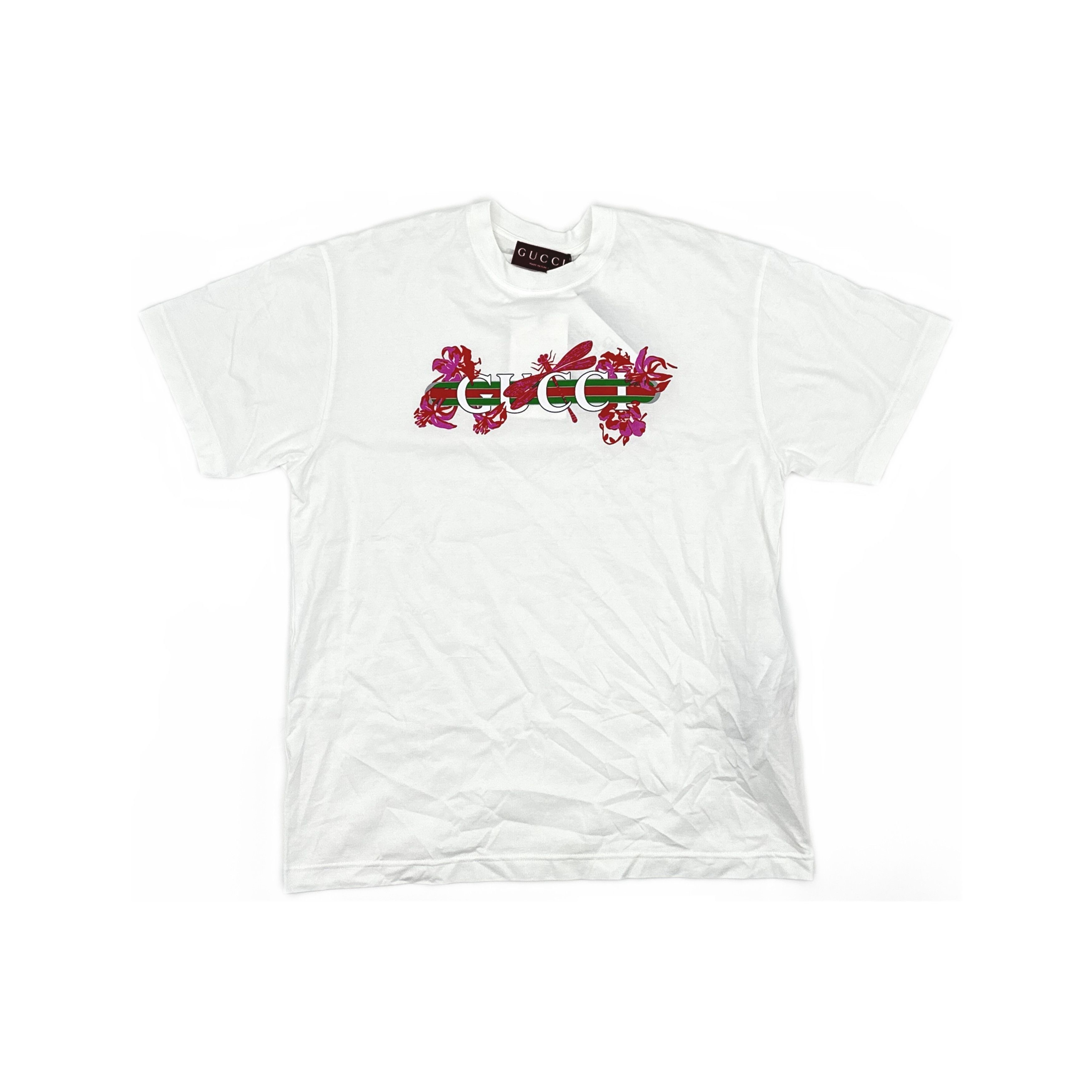 Gucci Gucci Plant Logo Short Sleeve T-Shirt Size S Size S / US 4 / IT 40 - 1 Thumbnail