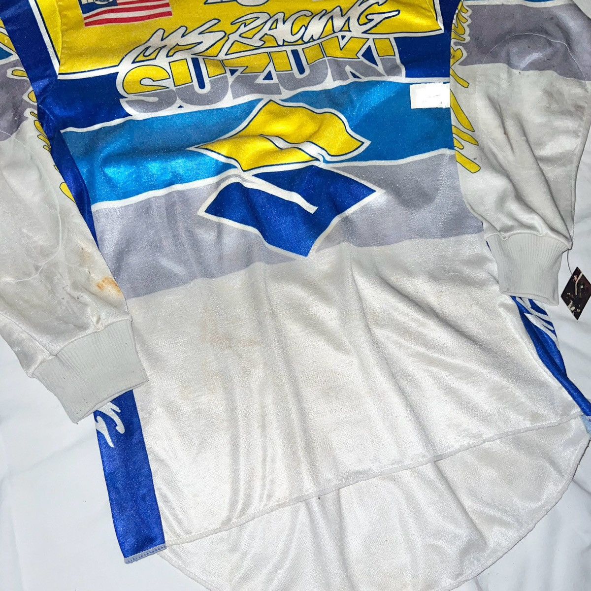 Vintage Vintage Motocross MS Racing Suzuki Longsleeve Small 22x28 Size US S / EU 44-46 / 1 - 2 Thumbnail