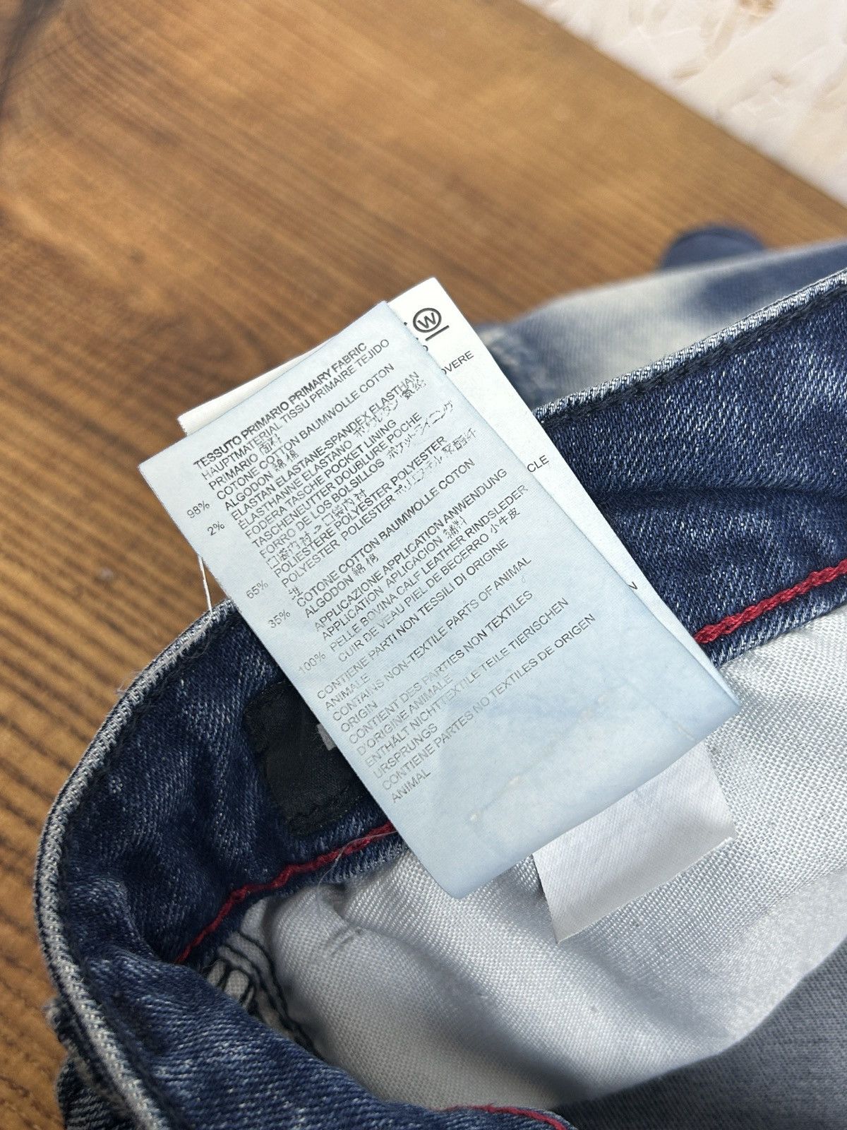 Dsquared2 Dsquared2 Avant Garde Skinny Dan Denim Jeans Size 50 Size US 34 / EU 50 - 14 Thumbnail