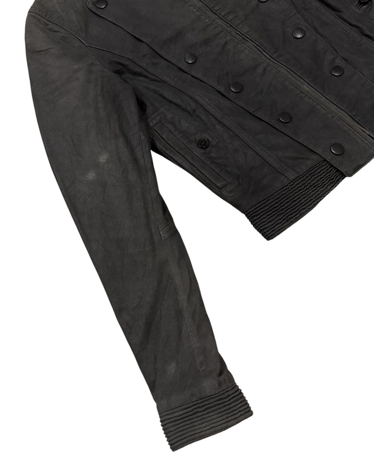 Diesel Black Gold Vintage Diesel Lamb Leather Avant Garde Inspired Jacket Size XS / US 0-2 / IT 36-38 - 7 Thumbnail