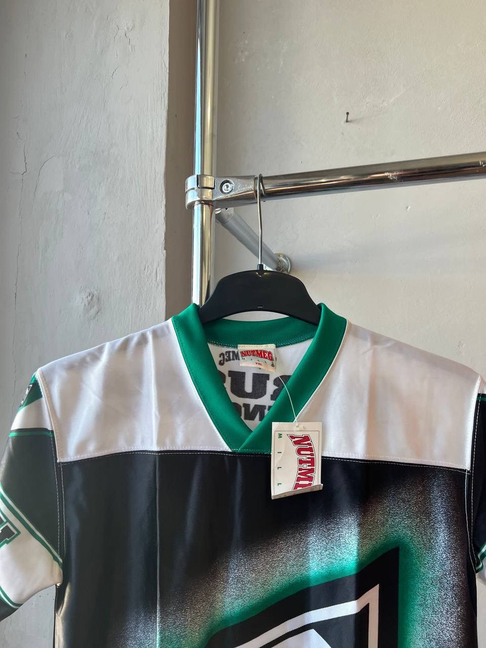 Nutmeg NEW! 90’S BORUSSIA MONCHENGLADBACH DESIGN SOCCER JERSEY YXL Size US XS / EU 42 / 0 - 3 Thumbnail