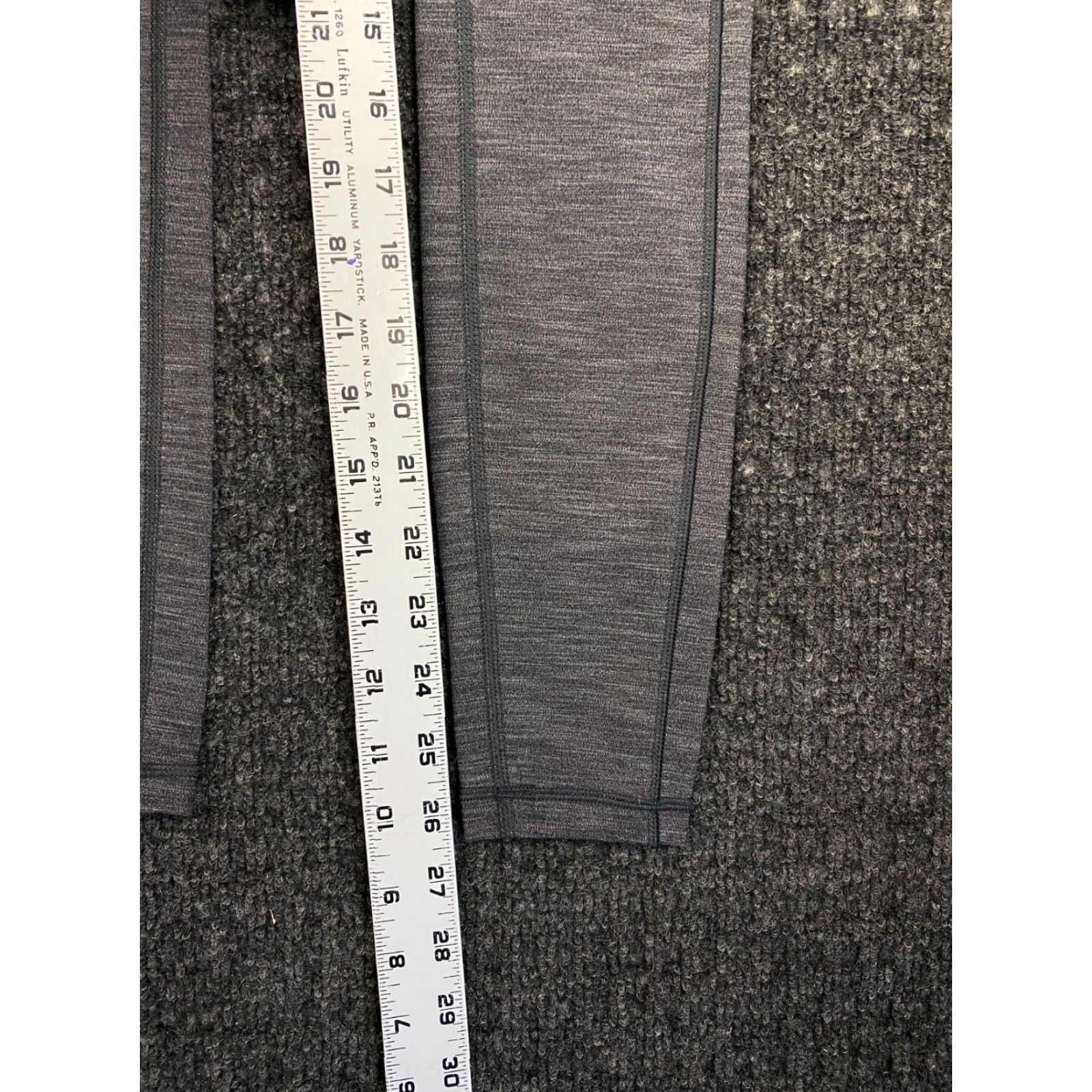 Lululemon Lululemon Speed Up Legging Yoga Pants Size 2 Heathered Gray Athleisure Womens Skinny Compression Size 26" / US 2 / IT 38 - 6 Thumbnail