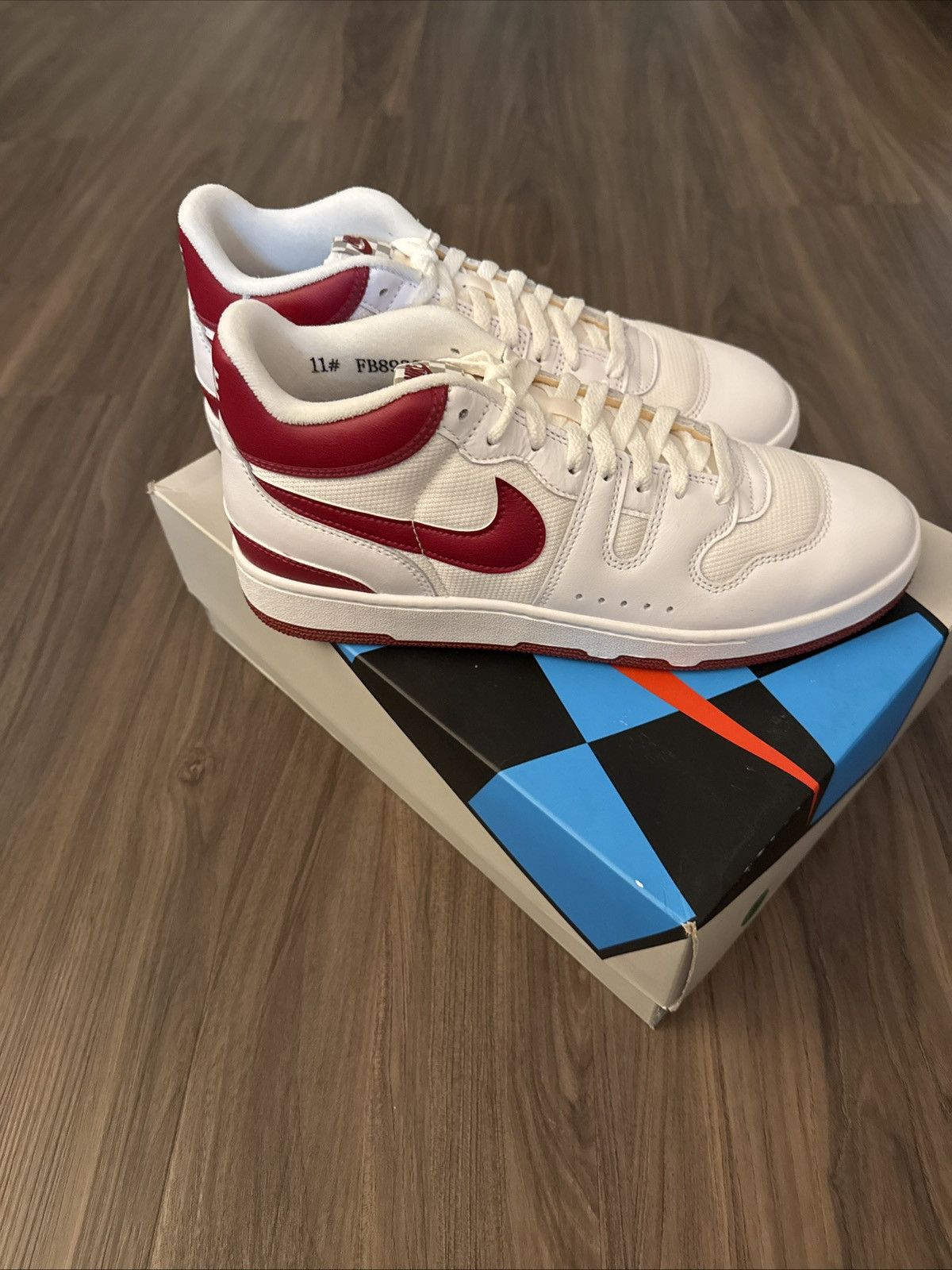 Nike Nike Attack QS SP White Red DS OG Box 11 Men’s/12.5 Women’s Size US 11 / EU 44 - 2 Thumbnail