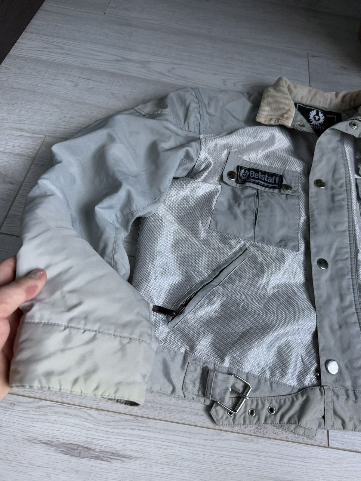Belstaff × Vintage Vintage Belstaff very rare Nylon Jacket 90’s limited Size US M / EU 48-50 / 2 - 2 Thumbnail