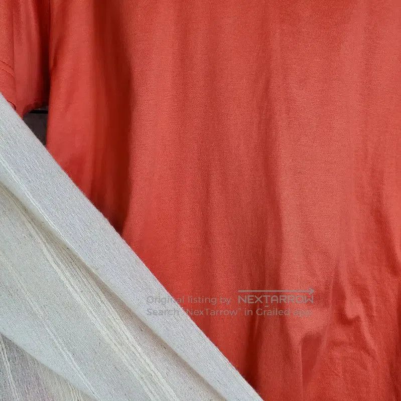 Burberry Burberry Red Cotton Logo Embroidered T-Shirt. Size M / US 6-8 / IT 42-44 - 8 Thumbnail