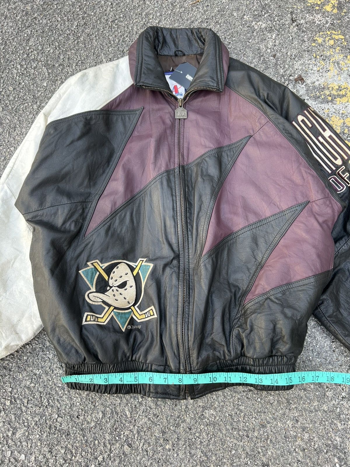 NHL Vintage NHL Mighty Ducks Leather Jacket Size US M / EU 48-50 / 2 - 17 Thumbnail