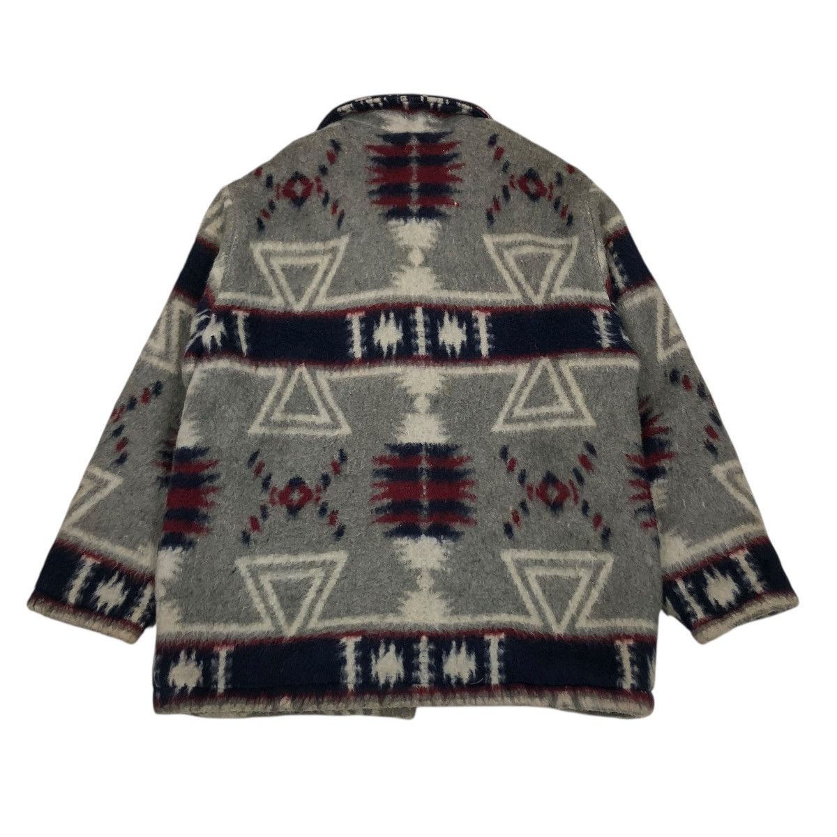 Japanese Brand 🔥VINTAGE WOOL JACKET NAVAJO JOUR DE MONSIEUR ISSEY MIYAKE Size US L / EU 52-54 / 3 - 2 Thumbnail
