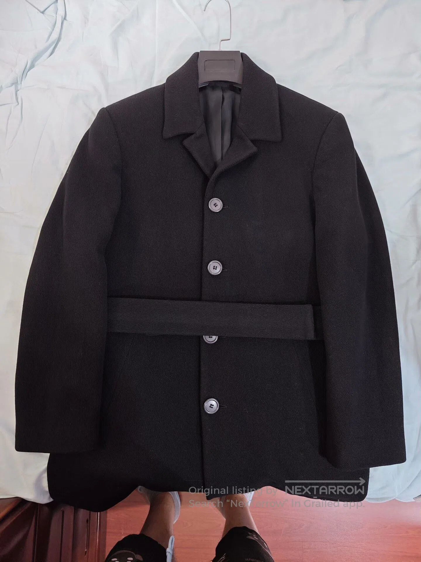 Hugo Boss Hugo Boss Wool Coat for Men. Size US S / EU 44-46 / 1 - 6 Thumbnail